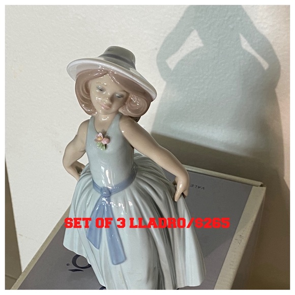 LLADRO # 06275. CHIQUINTINA SALUDO! 🌹🌹🌹ROSE🌹🌹🌹Mint condition!!🙋‍♀️ - Picture 1 of 12